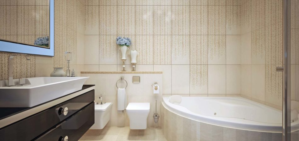 Classic bathroom interior